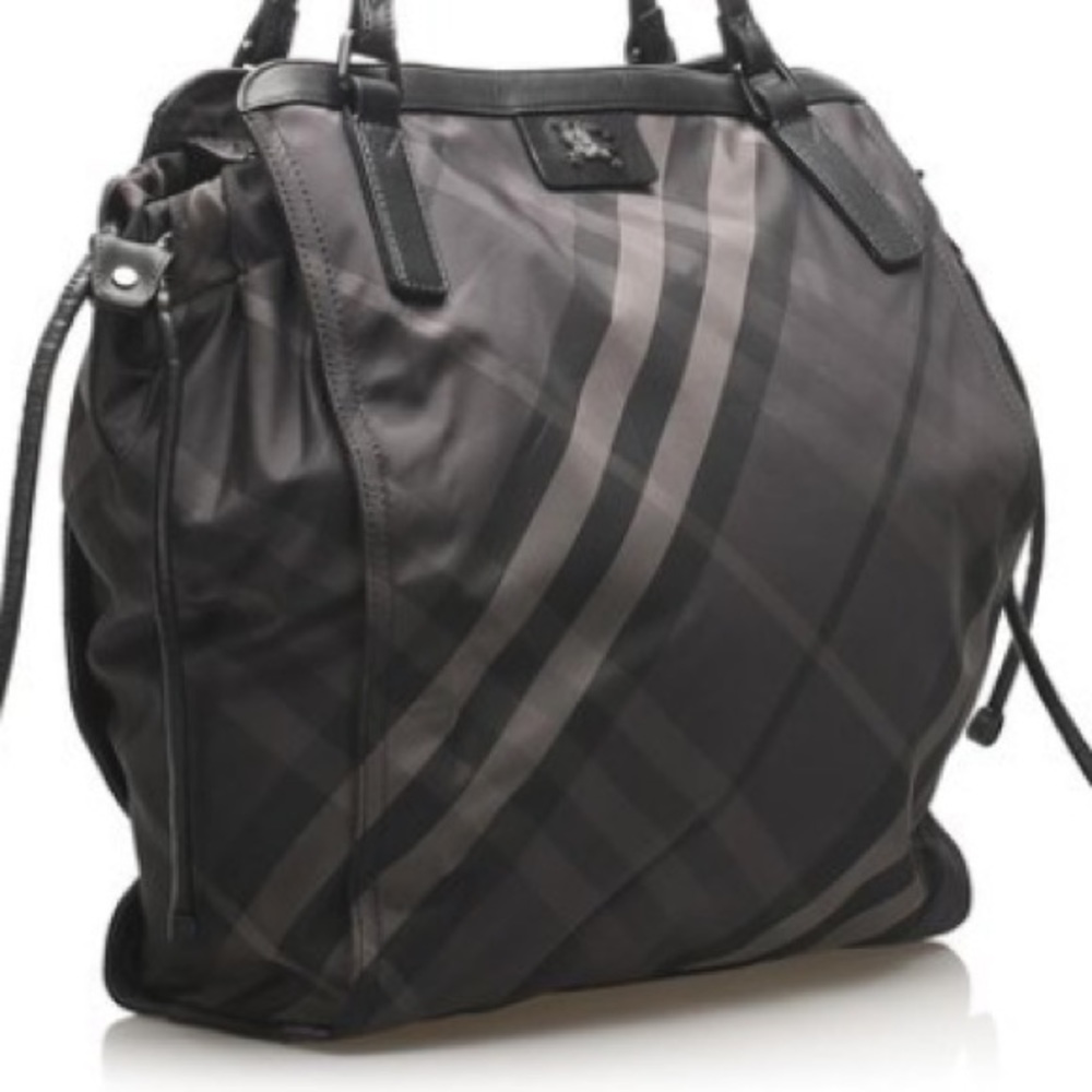 Burberry Nova Check Buckleigh Nylon Tote - Pre-owned